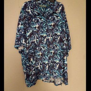 Cubavera short sleeve button down Hawaiian shirt